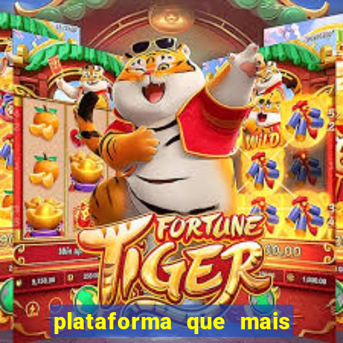 plataforma que mais paga no fortune tiger