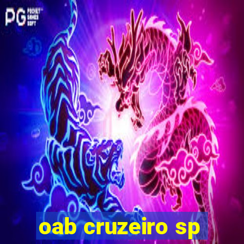 oab cruzeiro sp