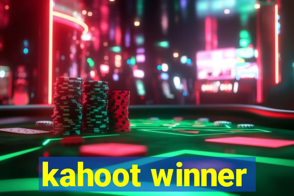 kahoot winner