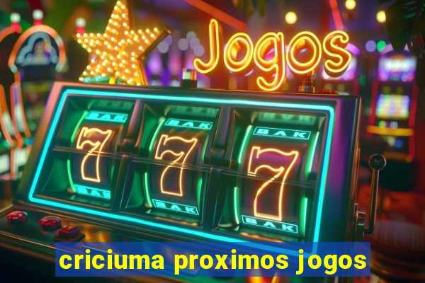 criciuma proximos jogos