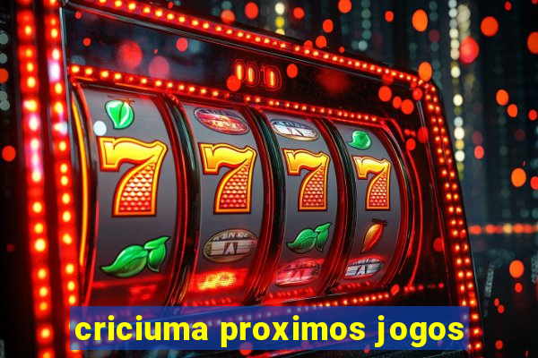 criciuma proximos jogos