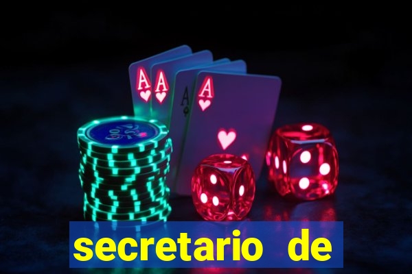 secretario de esporte salario