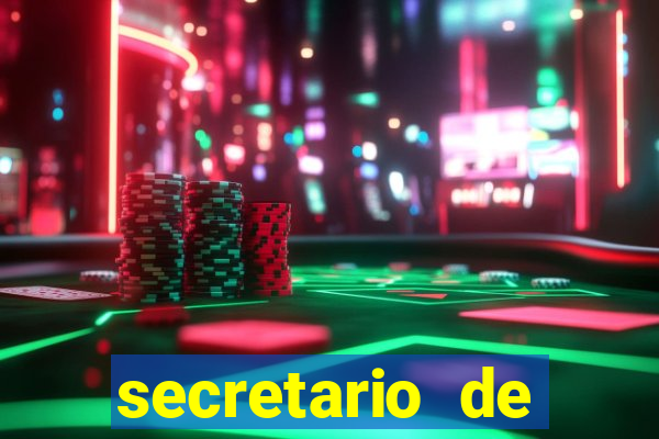 secretario de esporte salario