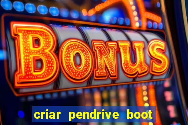 criar pendrive boot windows 10