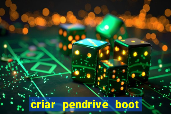 criar pendrive boot windows 10