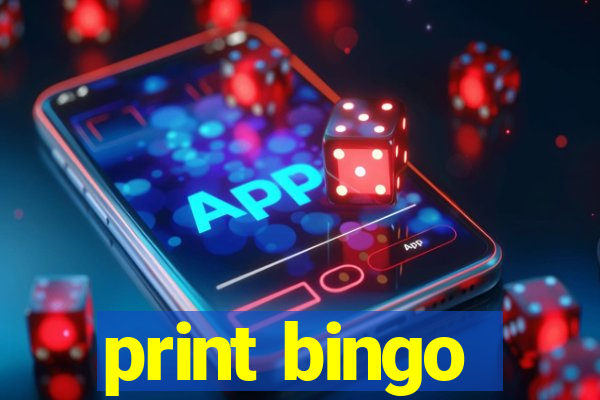 print bingo