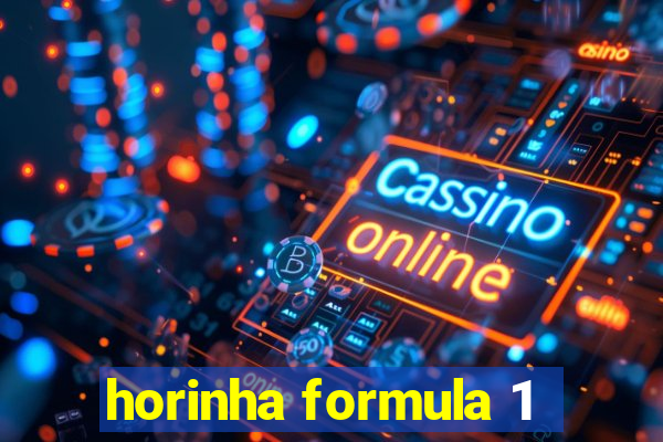 horinha formula 1