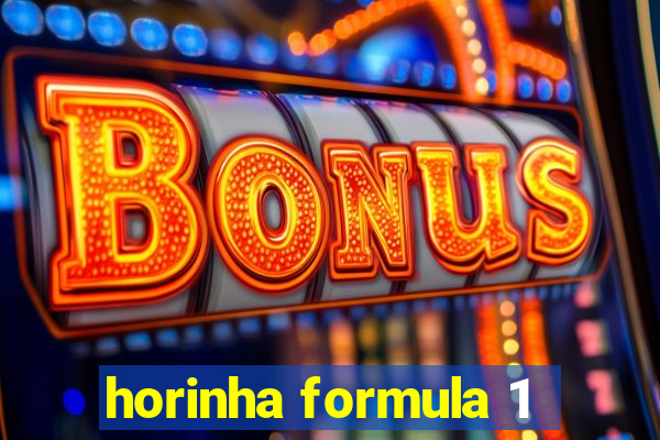 horinha formula 1