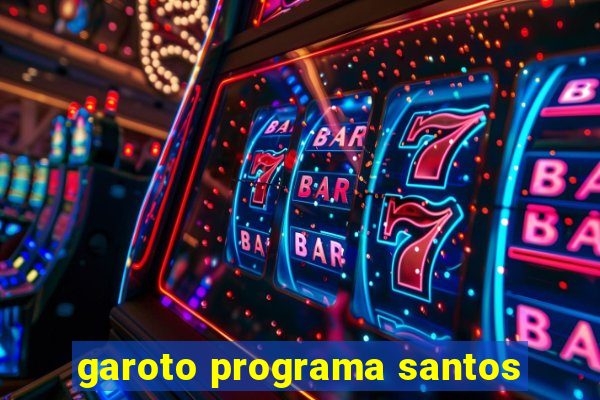 garoto programa santos