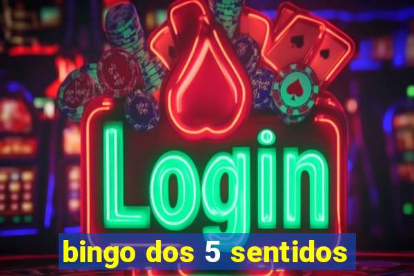 bingo dos 5 sentidos