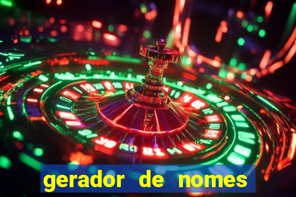 gerador de nomes para jogos