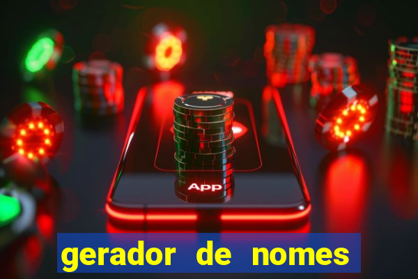 gerador de nomes para jogos