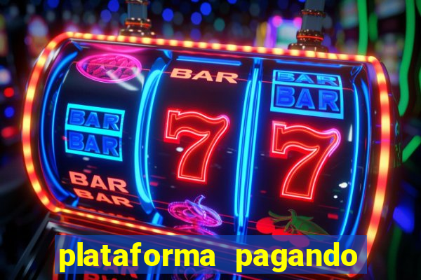 plataforma pagando fortune tiger