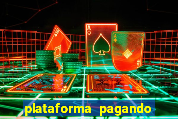 plataforma pagando fortune tiger