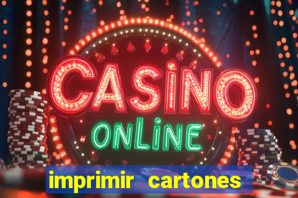 imprimir cartones de bingo