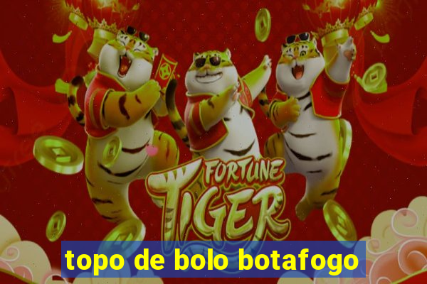 topo de bolo botafogo