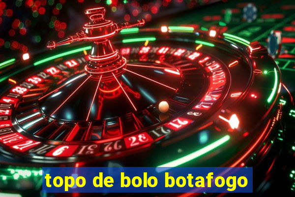 topo de bolo botafogo