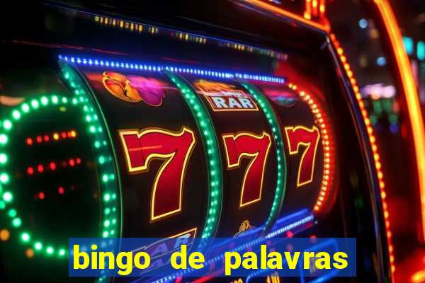 bingo de palavras de natal