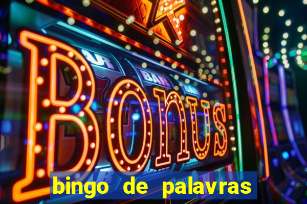 bingo de palavras de natal