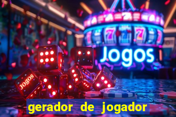 gerador de jogador de futebol