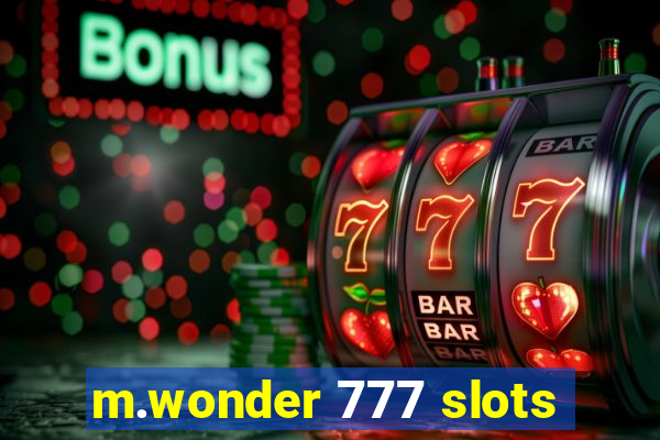 m.wonder 777 slots