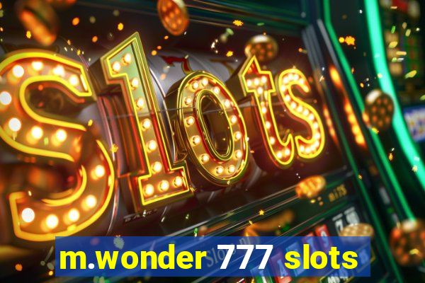 m.wonder 777 slots