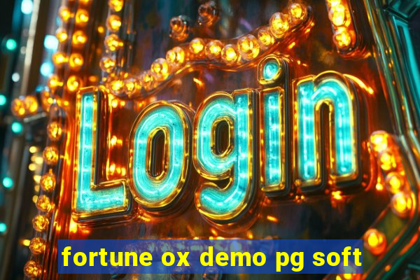 fortune ox demo pg soft