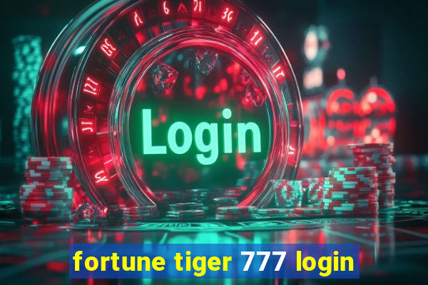 fortune tiger 777 login