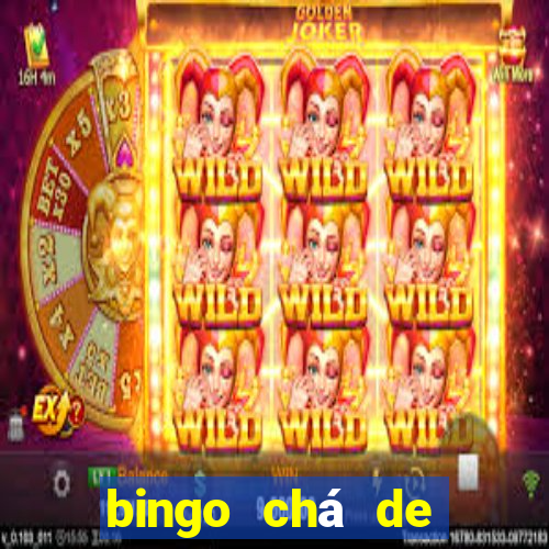 bingo chá de bebê excel