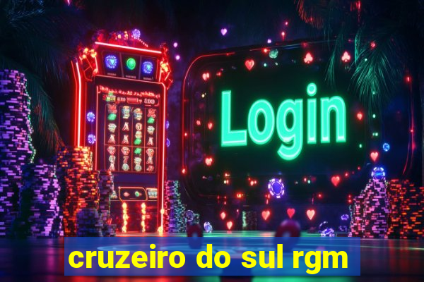 cruzeiro do sul rgm