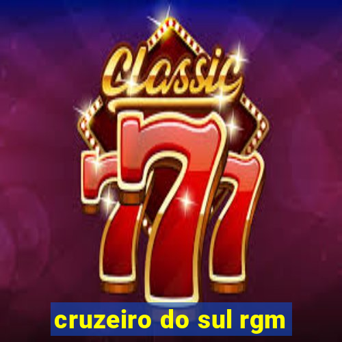 cruzeiro do sul rgm