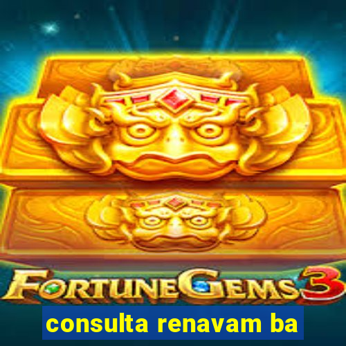 consulta renavam ba