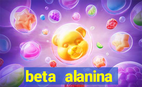 beta alanina aumenta a pressao