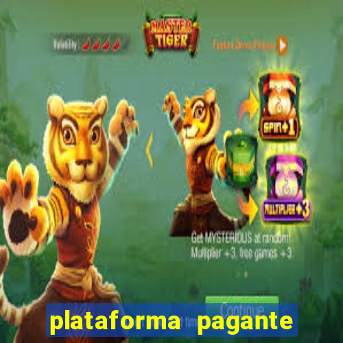 plataforma pagante fortune tiger