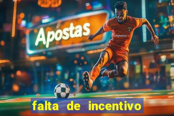 falta de incentivo ao esporte nas escolas