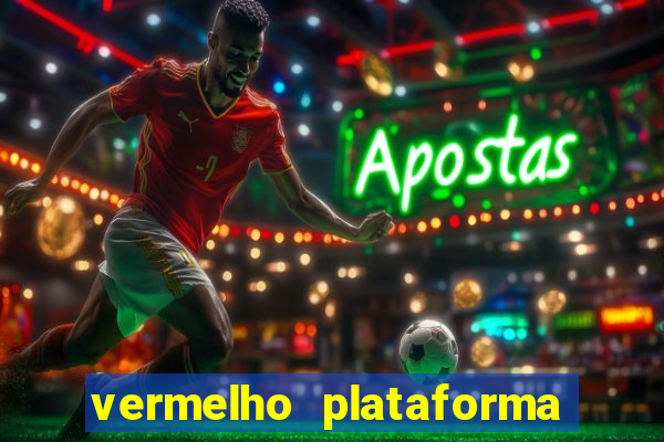 vermelho plataforma de jogos