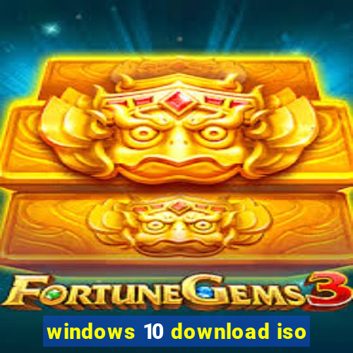 windows 10 download iso