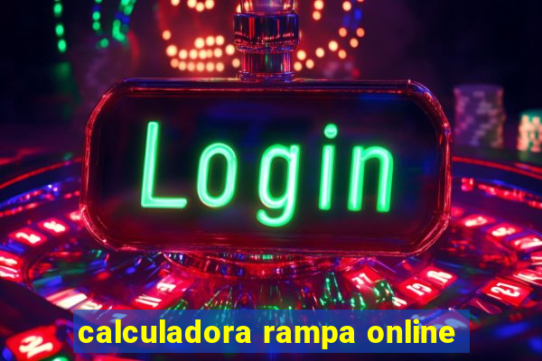 calculadora rampa online