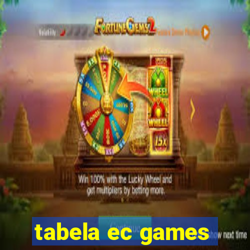 tabela ec games