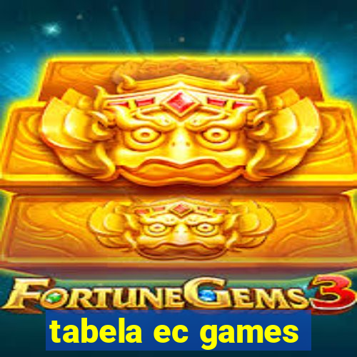 tabela ec games