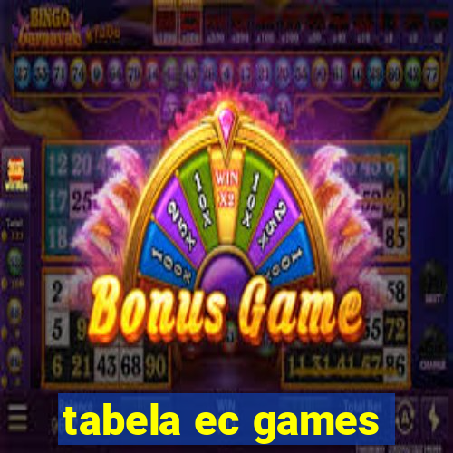 tabela ec games