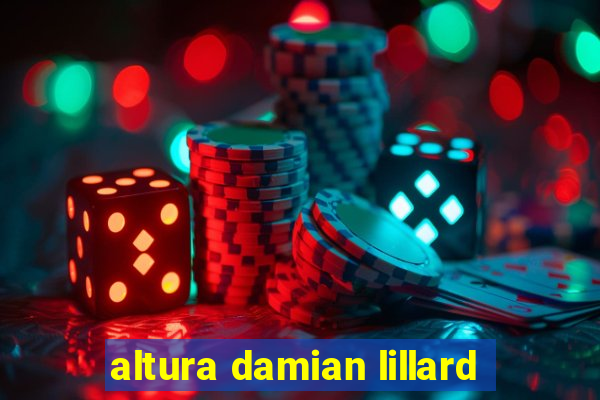 altura damian lillard