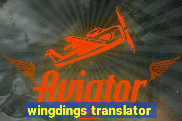 wingdings translator