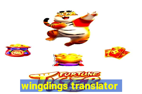 wingdings translator