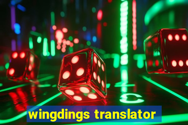 wingdings translator