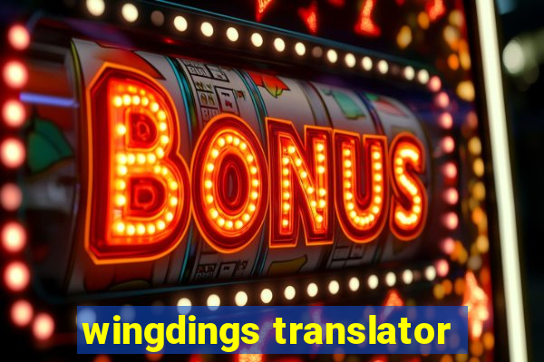 wingdings translator