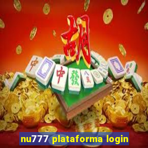 nu777 plataforma login