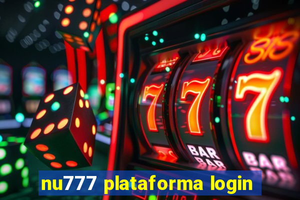 nu777 plataforma login