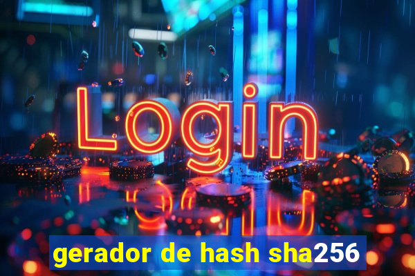 gerador de hash sha256