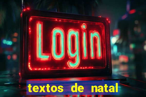 textos de natal para leitura